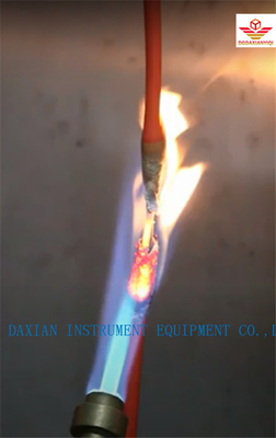 DAXIAN'S vertikale Flammenprüfgerät Einzeldraht und Kabel IEC60332-1-1