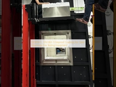 ISO 834-1、EN1363-1 Feuerdichte Beschichtungen für Stahlkonstruktionen Feuerprüfgeräte