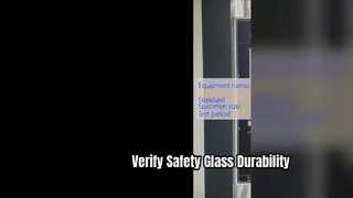 Kammer zur Prüfung der Haltbarkeit von Verbundsicherheitsglas