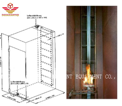 Bündel-Drahtseil-Verbrennung und Hitzentwicklung Rate Test Machine IEC60332-3-10