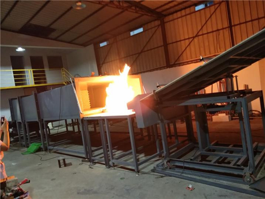 Dachmaterial Feuerbeständigkeit Leistung Flammschutz Leistungstestmaschine für Photovoltaikzellen