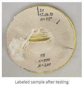EN17092-1 Abriebfestigkeitsprüfmaschine