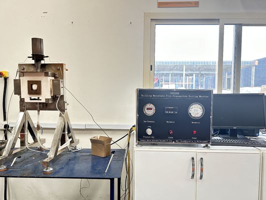 BS476-7 Baumaterialien Laborprüfgeräte Oberflächenfeuerverbreitungsprüfgerät Entzündbarkeitsmaschine