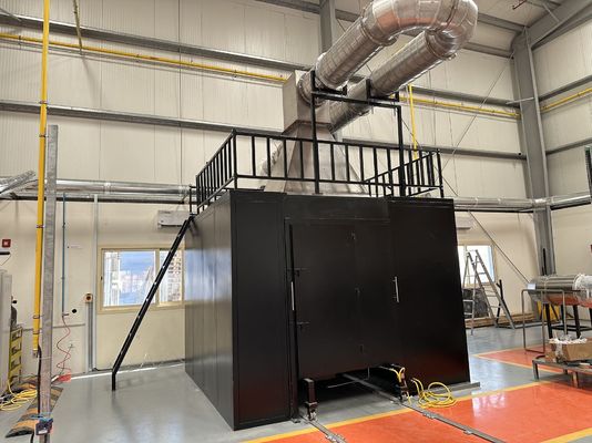 BS476-7 Baumaterialien Laborprüfgeräte Oberflächenfeuerverbreitungsprüfgerät Entzündbarkeitsmaschine