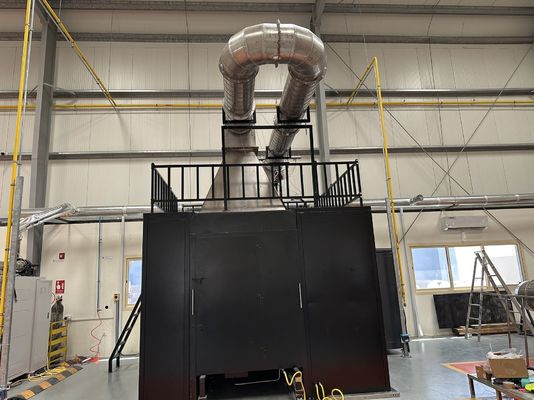 EN 13823 Feuerprüfmaschine für ein einzelnes brennendes Element