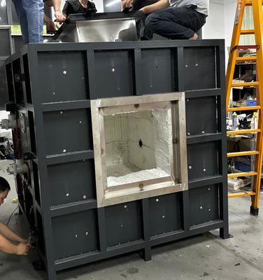 Hochgenaue Stahlkonstruktion Feuerdichte Beschichtung Testöfen