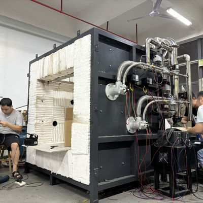 Stahlkonstruktion Feuerdichte Beschichtung Prüföfen