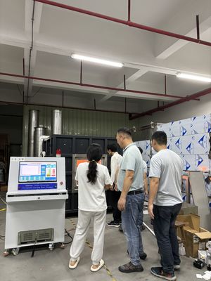 Stahlkonstruktion Feuerdichte Beschichtung Prüföfen