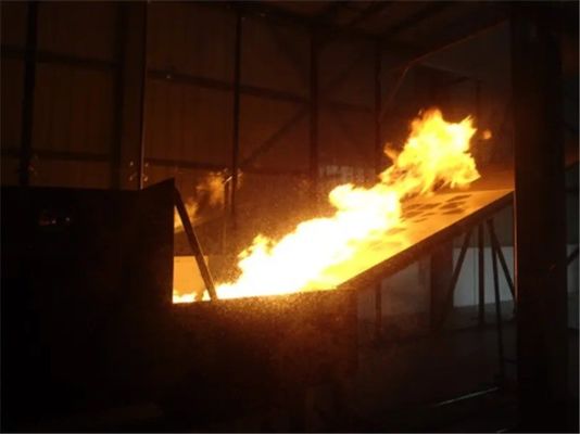 UL790 Labortestgeräte Brandprüfungen von Dachbedeckungen Entflammbarkeitstestmaschine für Photovoltaikmodule