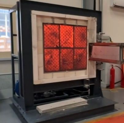 ASTME84 Feuerprüfmaschine für Tunnelöfen, Methangas, Luftkompressor und Laborfeuerprüfmaschine IP57 Schutzklasse