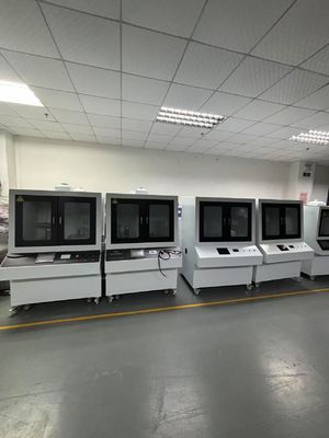 Prüfmaschine für den Durchschlag von Kunststoff, Silikon und Glas