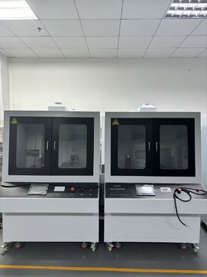 Prüfmaschine für den Durchschlag von Kunststoff, Silikon und Glas