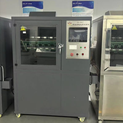 Erhalten Sie genaue Ergebnisse DX8427 Isolationsmaterial-Prüfmaschine 6-10 Stunden Testzeit 0,5 mm dicke Elektrode