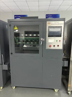 Erhalten Sie genaue Ergebnisse DX8427 Isolationsmaterial-Prüfmaschine 6-10 Stunden Testzeit 0,5 mm dicke Elektrode