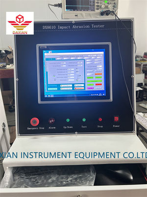 Hauslabortestgeräte Motorradschutzbekleidung DAM Darmstadt Abrasionsprüfung Maschine