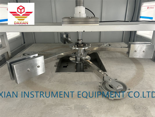 Hauslabortestgeräte Motorradschutzbekleidung DAM Darmstadt Abrasionsprüfung Maschine