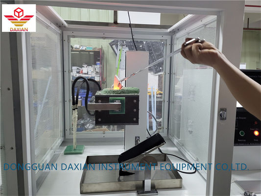 Schutzkleidung Flüssigkeit geschmolzenes Metall Spritzwiderstand Tester nach ISO9185 Norm