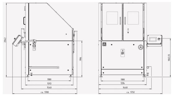 Der Darmstadt-Maschinen-Motorrad-Schutz-Abrasionsprüfgerät EN17092-1