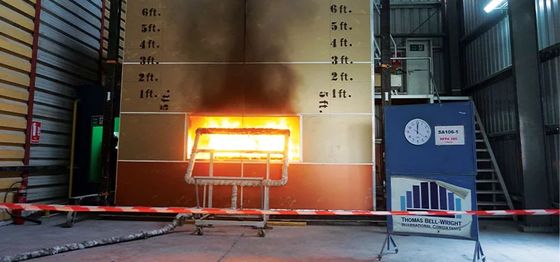 Lab Testing Machine NFPA285 Fire Propagation Testing Apparatus for Exterior Wall Assemblies