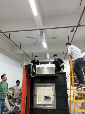 Feuerfeste Beschichtungen Stahlkonstruktion Brandschutzbeschichtung Prüfofen ISO834-1 Interne Prüfung